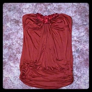 Maurices Strapless Slouch Shirt